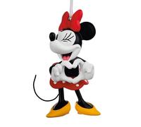 Hallmark Minnie Mouse Keepsake Hanging Ornament, Disney Tree Decoration, Black, White, Red