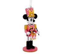 Hallmark Minnie Mouse Nutcracker Ornament, Tree Decoration, Disney, Collectible, Pink, Black, White