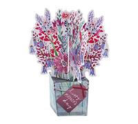 Hallmark Mother's Day Card, 3D & Pop Up Florals Design, Colourful Plants, Keepsake, For Mum, Grandma, Wife, Green, Pink, Blue