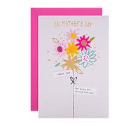Hallmark Mothers Day Card, Colourful Floral Bouquet Design, For Mum, Grandma, Wife, Yellow, Pink