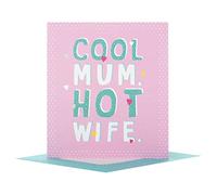 Hallmark Mother's Day Card 'Cool Mum Hot Wife' - Medium