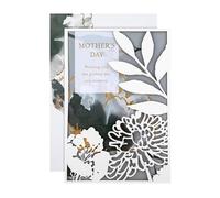 Hallmark Mother's Day Card, Floral Design, Mum Mothers Day Card, Heartfelt Verse, Black, White