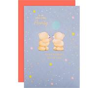 Hallmark Aunty Mothers Day Card, Cute Forever Friends Design, Mothers Day Card for Aunty, Auntie, From Niece, Nephew, Blue