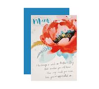 Hallmark Mam Mothers Day Card, Classic Floral Design, Mothers Day Card for Mam, Large Mothers Day Card, Red, Green, Blue