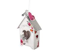 Hallmark Mothers Day Card, 3D & Pop Up Birdhouse Design, Floral Patterns, Mothers Day Card for Mum, Keepsake, White, Pink