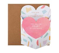 Hallmark Mothers Day Card, 3D & Pop Up Mothers Day Card, Mothers Day Card for Mum, Love Heart, Pink, Blue, Green, White