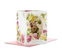 Hallmark Mothers Day Card, Mothers Day Card for Mum, 3D, Pop Up Mothers Day Card, Marjolein Bastin Florals, Pink, Yellow, White
