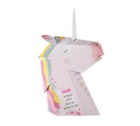 Hallmark Mothers Day Card For Mum, 3D & Pop Up Unicorn Head Design | Pink, Green, Yellow, White Palette, Measures 22.8cm by 15.9cm, Fully Recyclable, Includes Pale Pink Envelope, Modern Style