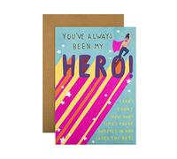 Hallmark Mothers Day Card, Mum Mothers Day Card, Mothers Day Card for Hero, Superhero, Pink, Blue, Yellow
