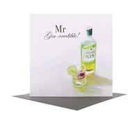 Hallmark Mr Gin-Credible Card 'Father's Day, Birthday, Anniversary' - Medium