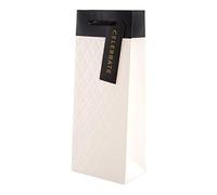 Hallmark Multi-Occasion Bottle Bag - Embossed 'Quilted' Design.