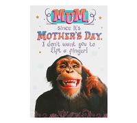 Hallmark Mum Mother's Day Card "Monkey" - Medium