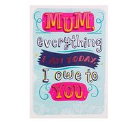 Hallmark Mum Mother's Day Card "Owe It To You" - Medium