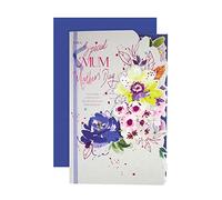 Hallmark Mum Mothers Day Card, Vibrant Floral Design, Mothers Day Card for Mum, Blue, Yellow, Pink