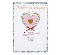 Hallmark Nanna and Grandad Christmas Card 'with Love' - Medium