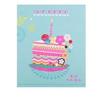 Hallmark Neon Birthday Card 'Treat Yourself' - Small