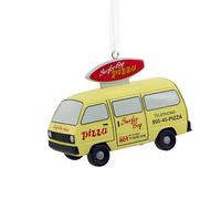 Hallmark Netflix Stranger Things Surfer Boy Pizza Van Resin Christmas Ornament