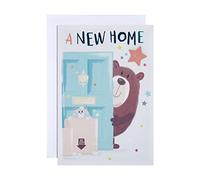 Hallmark New Home Card - All About Gus Cute Illustrated Design
