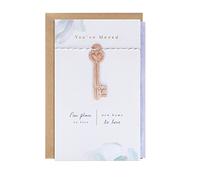 Hallmark New Home Card - Classic Key Design with 3D Attachment