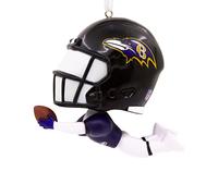 Hallmark NFL Baltimore Ravens Bouncing Buddy Christmas Ornament