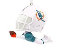 Hallmark NFL Miami Dolphins Bouncing Buddy Christmas Ornament