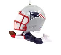 Hallmark NFL New England Patriots Bouncing Buddy Christmas Ornament