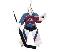 Hallmark NHL Colorado Avalanche Goalie Christmas Ornament, 0001OSL1747