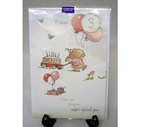 Hallmark Niece 3rd Birthday Card.