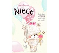 Hallmark NIECE 'BALLOONS AND ICECREAM' BIRTHDAY CARD 25558770 STANDARD