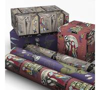 Hallmark Nightmare Before Christmas Wrapping Paper Mini Rolls, 3-Pack