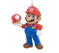 Hallmark Nintendo Super Mario with Super Mushroom Christmas Ornament
