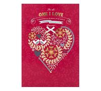 Hallmark One I Love Christmas Card 'Laughter and Happiness' - Medium