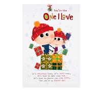 Hallmark One I Love Christmas Card 'My Number One' - Medium