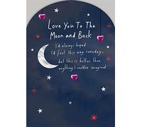Hallmark Open Valentine's Day Card - Love You to The Moon and Back