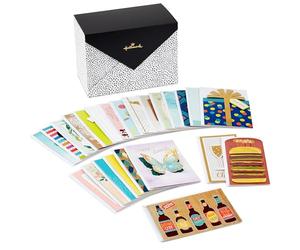 Hallmark Pack of 24 Handmade Assorted Boxed Greeting Cards, Painted Dots-Birthday Cards, Baby Shower Cards, Wedding Cards, Sympathy Cards, Thinking of You Cards, Thank You Cards