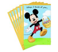 Hallmark Pack of Easter Cards for Kids, Mickey Mouse (6 Cards with Envelopes)