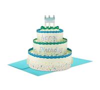 Hallmark Paper Wonder 3D Pop-Up Personalised Age Sticker Birthday Card