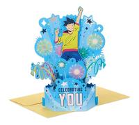 Hallmark Paper Wonder Anime Pop-Up Card (Celebrating You) for Birthdays, Graduations, Congrats