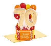 Hallmark Paper Wonder Collection 3D Pop-Up 70th Birthday Card