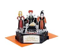 Hallmark Paper Wonder Disney Hocus Pocus Pop Up Card (Sanderson Sisters) for Birthdays, Halloween, Any Occasion