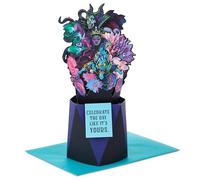 Hallmark Paper Wonder Disney Villains Pop Up Card (Celebrate) for Birthdays, Halloween, Graduations, Congratulations