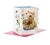 Hallmark Paper Wonder Displayable Pop Up Birthday Card for Women (Beautiful Day)