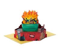 Hallmark Paper Wonder Funny Blank Pop Up Card (Dumpster Fire)