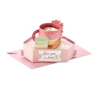 Hallmark Paper Wonder Mother's Day Pop Up Card for Mom, Daughter, Sister, Friend (Love You A Latte)