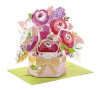 Hallmark Paper Wonder Pop Up Card for Women (Paper Pop Up Flowers) for Birthdays, Thinking of You, Anniversary, Thank You or Any Occasion