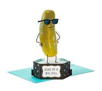 Hallmark Paper Wonder Shoebox Funny Pop Up Card (Big Dill) for Birthdays, Graduation, Congratulations