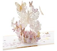 Hallmark Paper Wonder Signature Collection 3D Pop-Up Butterflies Birthday Card