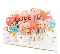 Hallmark Paper Wonder Signature Collection 3D Pop-Up Love You Celebration Card