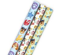 Hallmark Paw Patrol Wrapping Paper Rolls (3 Rolls: 60 Sq. Ft. Total) for Kids, Grandchildren, Birthdays, Christmas, Valentine's Day