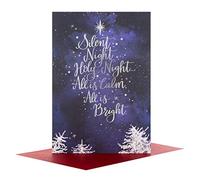 Hallmark Peaceful Christmas Medium Card "Silent Night"